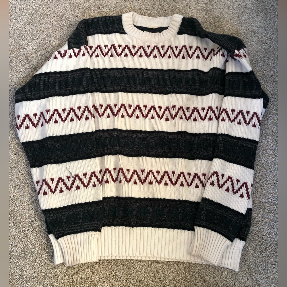 “Grandpa” style crewneck sweatshirt
